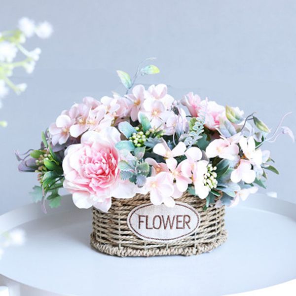 silk peony artificial flowers bride bouquet fake rose bouquet flores for wedding home party decoration
silk peony artificial flowers bride bouquet fake rose bouquet flores for wedding home party decoration