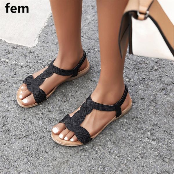 womens sandals 2020 concise flats sandals summer elastic band open toe causal vacation shoes women simple life fretwork, Black
womens sandals 2020 concise flats sandals summer elastic band open toe causal vacation shoes women simple life fretwork, Black
