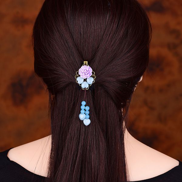 hairpins for women hairwear tassel hairhope jewelry for girl friend gift hoop long chinese style blue red yellow, Golden;white
hairpins for women hairwear tassel hairhope jewelry for girl friend gift hoop long chinese style blue red yellow, Golden;white