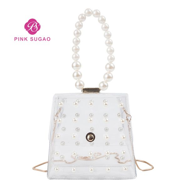Pink Sugao designer handbags purses jelly bag designer chain bag for women summer girl shoulder pearl bag
Pink Sugao designer handbags purses jelly bag designer chain bag for women summer girl shoulder pearl bag