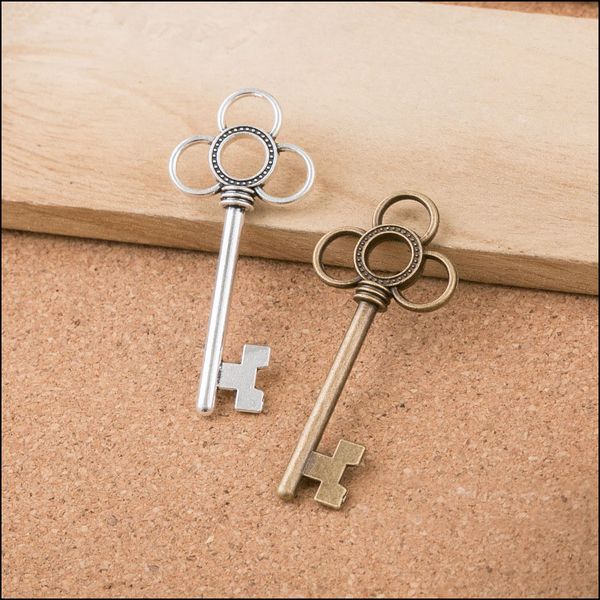vintage key shape jewelry charms 20pcs 53*23mm classical silver bronze tone alloy necklace pendants jewelry finding, Bronze;silver
vintage key shape jewelry charms 20pcs 53*23mm classical silver bronze tone alloy necklace pendants jewelry finding, Bronze;silver