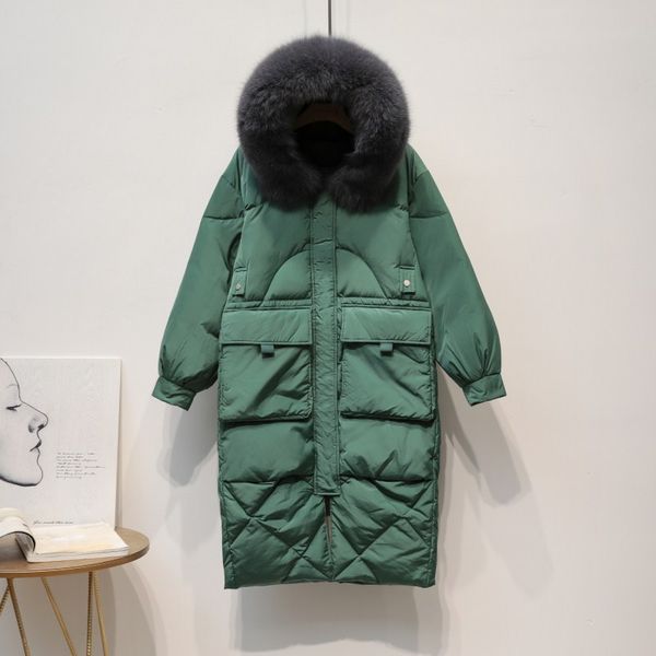 down jacket big fur collar womens winter coat down parkas real fur hooded 2019 long overcoat warm outerwear snow black green s m
down jacket big fur collar womens winter coat down parkas real fur hooded 2019 long overcoat warm outerwear snow black green s m