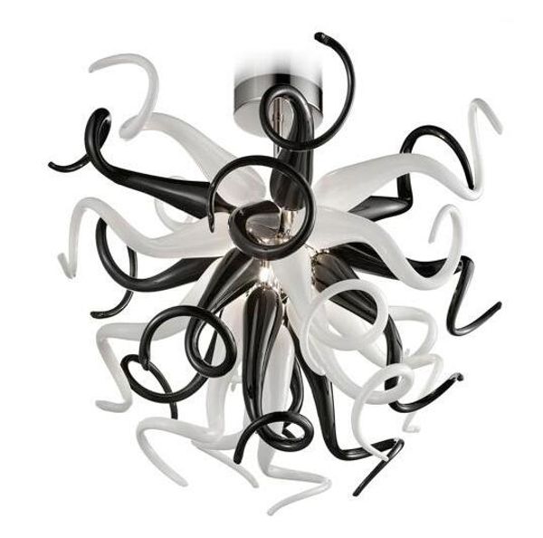 chinese small hand made blown glass chandelier lighting black and white lampshade led murano glass ceiling light with led bulbs
chinese small hand made blown glass chandelier lighting black and white lampshade led murano glass ceiling light with led bulbs