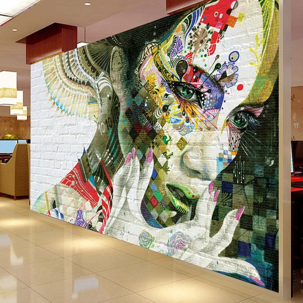 custom wall mural wallpaper abstract color beauty graffiti brick wall papers home decor living room restaurant bar ktv backdrop
custom wall mural wallpaper abstract color beauty graffiti brick wall papers home decor living room restaurant bar ktv backdrop