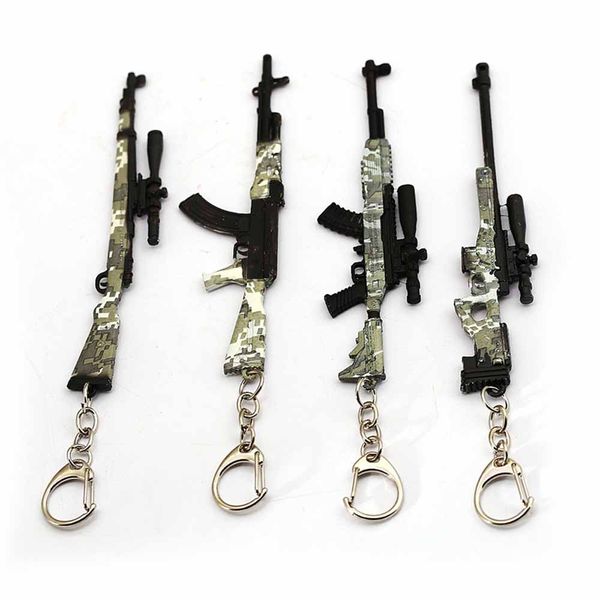 2019 game gun model 98k awm camouflage keychain 12cm pubg key chain portachiavi porte clef men jewelry souvenir, Silver
2019 game gun model 98k awm camouflage keychain 12cm pubg key chain portachiavi porte clef men jewelry souvenir, Silver