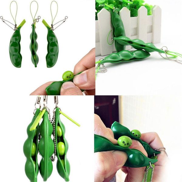 original new funny extrusion soybean key chain for men pea bean keychain women bag phone charms trinket stress relieve toys gift, Silver
original new funny extrusion soybean key chain for men pea bean keychain women bag phone charms trinket stress relieve toys gift, Silver