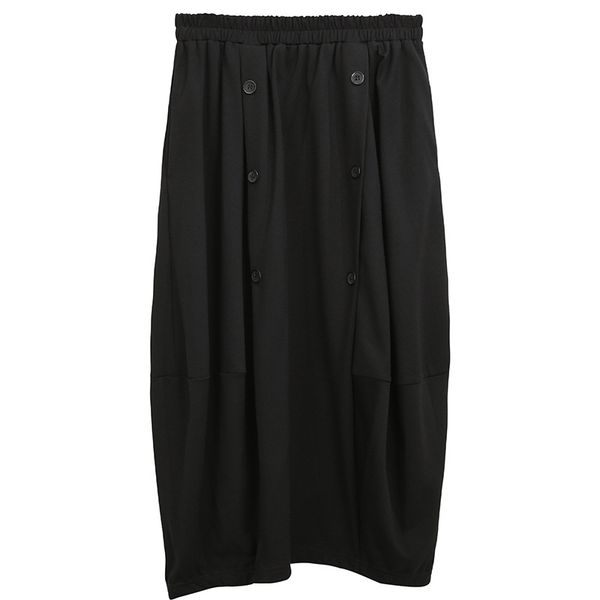 2020 summer suit elastic waist pocket mid calf length straight elastic black female loose soft halfbody skirt t974
2020 summer suit elastic waist pocket mid calf length straight elastic black female loose soft halfbody skirt t974
