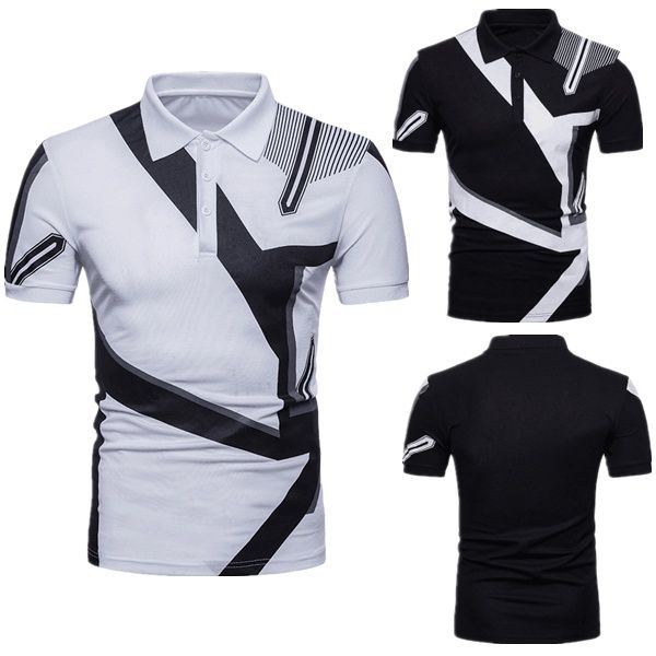 zogaa 2020 summer men shirt guys striped short-sleeved shirt male business casual lapel black and white, White;black
zogaa 2020 summer men shirt guys striped short-sleeved shirt male business casual lapel black and white, White;black