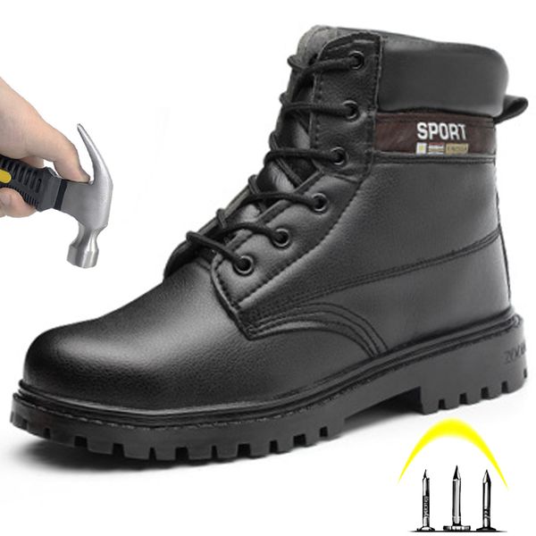 winter plus velvet snow boots anti-cold anti-smashing stab safety shoes climbing work shoes indestructible men's winter boots, Black
winter plus velvet snow boots anti-cold anti-smashing stab safety shoes climbing work shoes indestructible men's winter boots, Black
