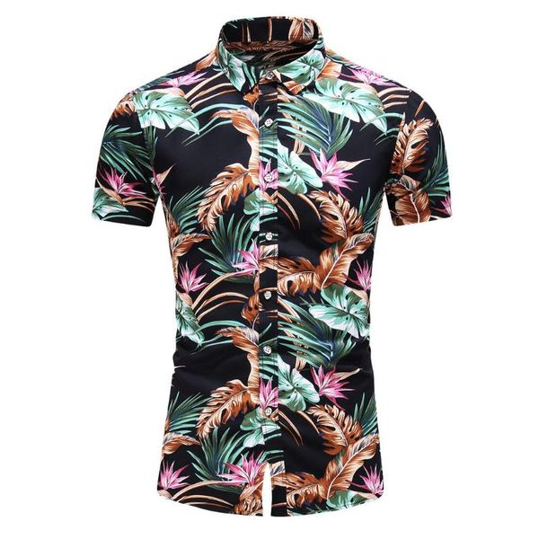 kancoold shirt men's fashion turndown collar buttons print hawaiian short sleeve summer casual shirt shirts for men jun11, White;black 
kancoold shirt men's fashion turndown collar buttons print hawaiian short sleeve summer casual shirt shirts for men jun11, White;black