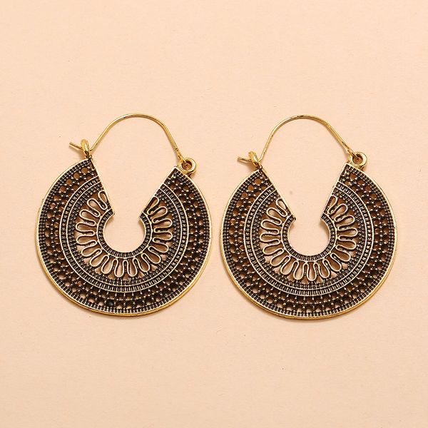ins bohemia antique gold hollow out flower hoop earrings vintage women party jewelry, Golden;silver
ins bohemia antique gold hollow out flower hoop earrings vintage women party jewelry, Golden;silver