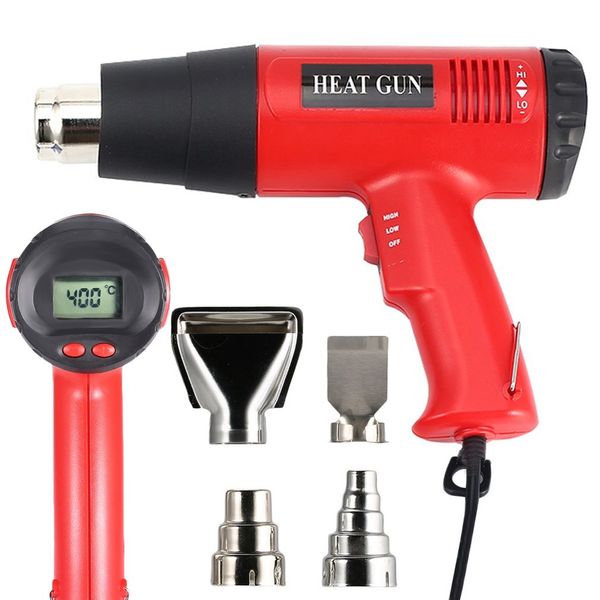 air heat gun 866b 2000w digital lcd electric temperature fan adjustable shrink paint stripper rework diy tool + nozzle
air heat gun 866b 2000w digital lcd electric temperature fan adjustable shrink paint stripper rework diy tool + nozzle