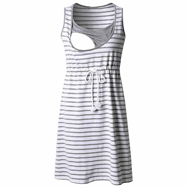 women pregnant maternity stripe tunic breastfeeding summer maternity dress abiti premaman maternidad ropa vestido gravida 2020, White
women pregnant maternity stripe tunic breastfeeding summer maternity dress abiti premaman maternidad ropa vestido gravida 2020, White