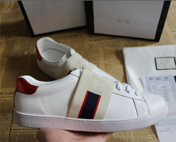 With Box Personality Designer Shoes 2019 Fashion Luxury Red Black Stripes Bee Leather Casual Shoes Flats Bottoms Sneakers Trainers 35-46
With Box Personality Designer Shoes 2019 Fashion Luxury Red Black Stripes Bee Leather Casual Shoes Flats Bottoms Sneakers Trainers 35-46