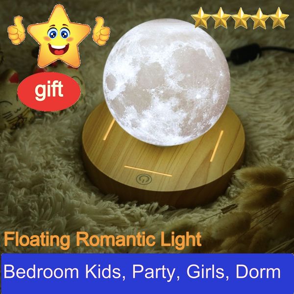 2019 new 360 rotated wooden base levitating 3d moon lamp 10cm night lamp floating romantic light home decoration for bedroom
2019 new 360 rotated wooden base levitating 3d moon lamp 10cm night lamp floating romantic light home decoration for bedroom