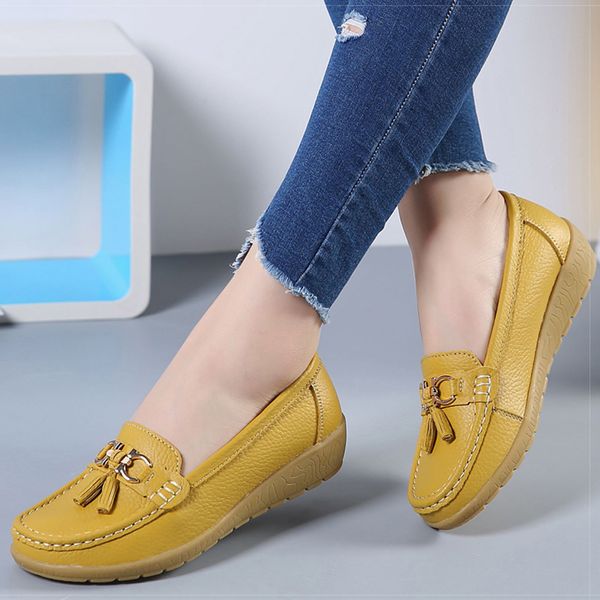 Women Flats Genuine Leather Shoes Woman Low Heels Oxford Nurse Moccasins Ballet Loafers Slip on Flat Shoes Female Espadrilles
Women Flats Genuine Leather Shoes Woman Low Heels Oxford Nurse Moccasins Ballet Loafers Slip on Flat Shoes Female Espadrilles