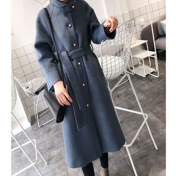 europe woolen coat female new elegant womens coats 2019 autumn winter long ladies cashmere coats raglan sleeve fashion clothing, Black
europe woolen coat female new elegant womens coats 2019 autumn winter long ladies cashmere coats raglan sleeve fashion clothing, Black