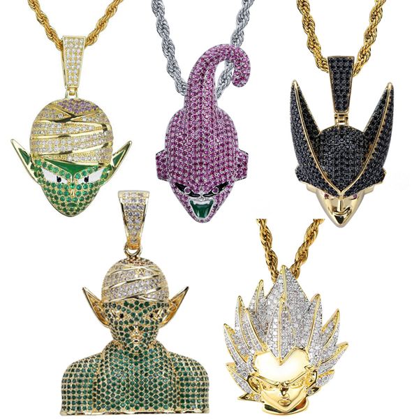 ice out micro paved aaa cz zircon dragon ball cartoon characters supper saiyan pendant necklace hip hop stainless steel chain, Silver
ice out micro paved aaa cz zircon dragon ball cartoon characters supper saiyan pendant necklace hip hop stainless steel chain, Silver