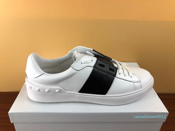 fashion designer shoes white lace up genuine leather casual shoes men women sneakers flat with box designer sneakers dress for sale c12, Black
fashion designer shoes white lace up genuine leather casual shoes men women sneakers flat with box designer sneakers dress for sale c12, Black