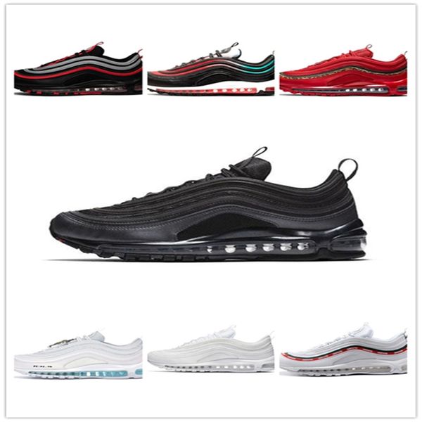 2020 97 97s mens women running shoes classic quality triple white black blue red sports casual walking sneakers
2020 97 97s mens women running shoes classic quality triple white black blue red sports casual walking sneakers