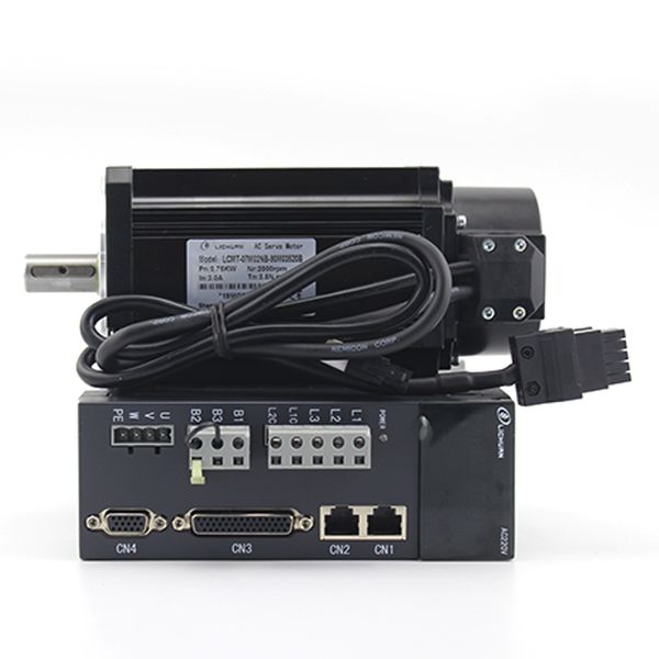 lichuan 1.8kw nema42 110 мм 6n.m 3000 об / мин 2500ppr линия датчика lcmt-18l02nb-110m06030 + a4 ac 220 в 3-фазный серводвигатель и комплект