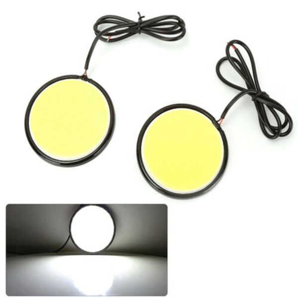 2x car drl daytime running light flexible round shape white led lights driving lamp cob lights car-styling 2pcs 12v dc 67mm
2x car drl daytime running light flexible round shape white led lights driving lamp cob lights car-styling 2pcs 12v dc 67mm