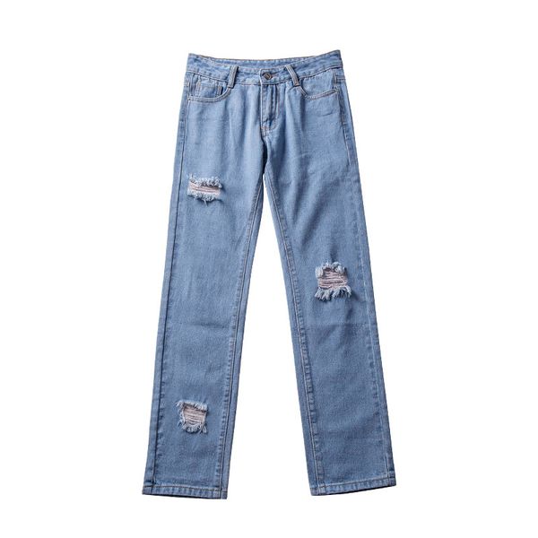boyfriend jeans women vintage hole ripped high waist straight jeans for girl casual straight pants plus size, Blue
boyfriend jeans women vintage hole ripped high waist straight jeans for girl casual straight pants plus size, Blue