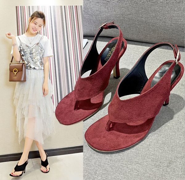 2019 cross-border foreign trade supply 2019 new stiletto pin-toe buckle fashion versatile high-heeled sandals, Black
2019 cross-border foreign trade supply 2019 new stiletto pin-toe buckle fashion versatile high-heeled sandals, Black