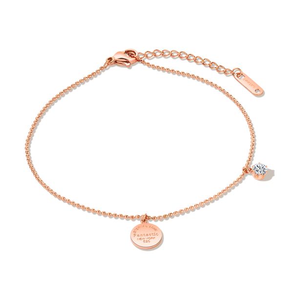 fashion summer charm round tag crystal anklet women's rose gold stainless steel beads lady jewelry gift 3-gz063, Red;blue
fashion summer charm round tag crystal anklet women's rose gold stainless steel beads lady jewelry gift 3-gz063, Red;blue