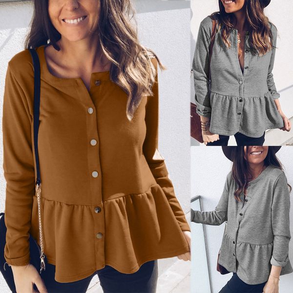 designer women's sweater cardigan lady blouses shirts coat 2019 autumn round neck solid color wild slim jacket, White
designer women's sweater cardigan lady blouses shirts coat 2019 autumn round neck solid color wild slim jacket, White