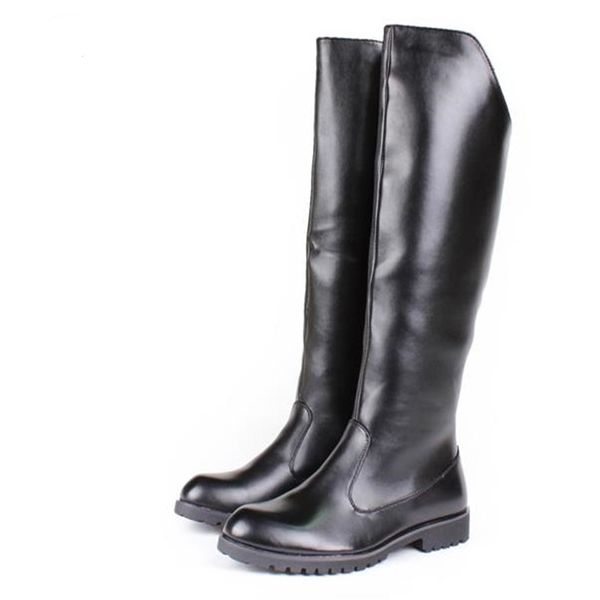 men british military army honour guard motorcycle riding equestrian mens boots knee high casual zipper cowboy, Black 
men british military army honour guard motorcycle riding equestrian mens boots knee high casual zipper cowboy, Black