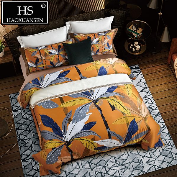 650 thread count yellow 100% cotton 4pcs bedding sets banana tree digital print duvet cover sets king size bedsheet set
650 thread count yellow 100% cotton 4pcs bedding sets banana tree digital print duvet cover sets king size bedsheet set