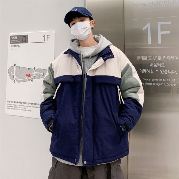 harajuku patchwork jackets men parkas winter korean style thicken warm oversize parkas men high street outwear winderbreak parka, Black
harajuku patchwork jackets men parkas winter korean style thicken warm oversize parkas men high street outwear winderbreak parka, Black