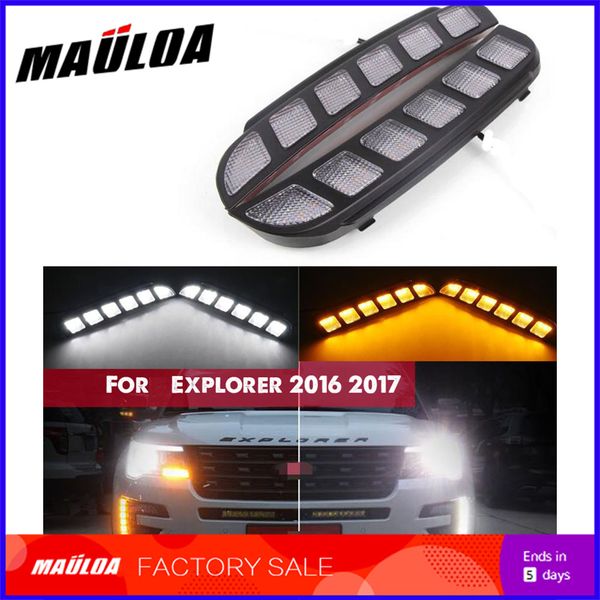 2pcs yellow turn signal function waterproof car led drl 12v led daytime running light daylight for explorer 2016 2017
2pcs yellow turn signal function waterproof car led drl 12v led daytime running light daylight for explorer 2016 2017