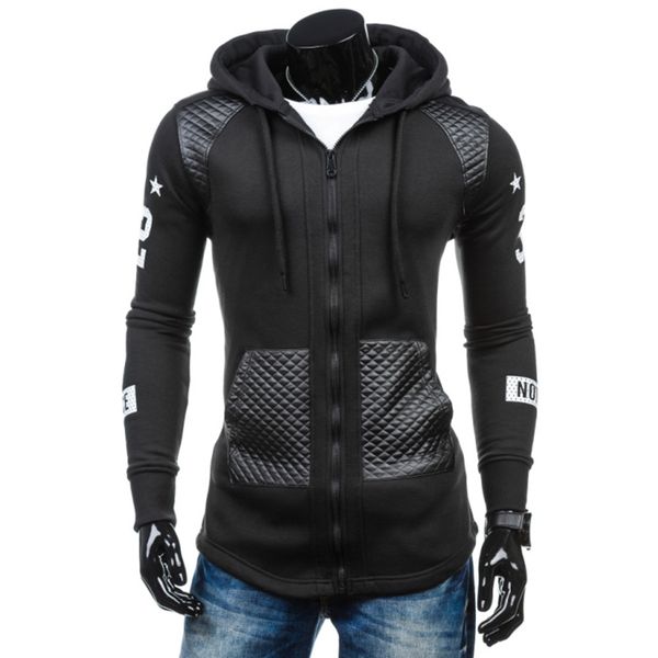 autumn new fashion leather sweatshirt cardigans slim long sleeve hooded casual jacket zipper coat outerwear mens hoodies clothes, Black
autumn new fashion leather sweatshirt cardigans slim long sleeve hooded casual jacket zipper coat outerwear mens hoodies clothes, Black
