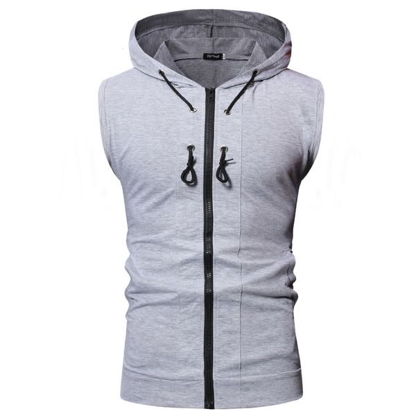 2019 new style men's breathable sports casual slim fit solid color hooded t-shirt waistcoat, White;black
2019 new style men's breathable sports casual slim fit solid color hooded t-shirt waistcoat, White;black