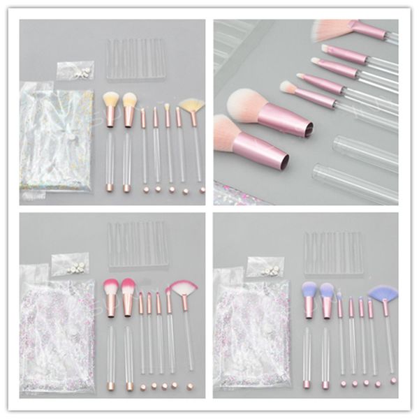 makeup brushes 7pcs with empty clear handle (10style ) portable and glitter with cosmetic bag over 30pcs dhl ing
makeup brushes 7pcs with empty clear handle (10style ) portable and glitter with cosmetic bag over 30pcs dhl ing