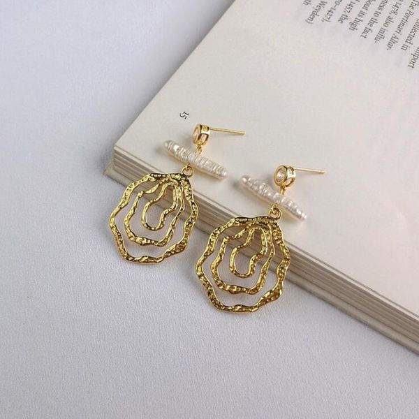 fashion baroque real 925 sterling silver drop earring for women statement natural freshwater pearl cz stone alien earring gifts, Golden;silver
fashion baroque real 925 sterling silver drop earring for women statement natural freshwater pearl cz stone alien earring gifts, Golden;silver