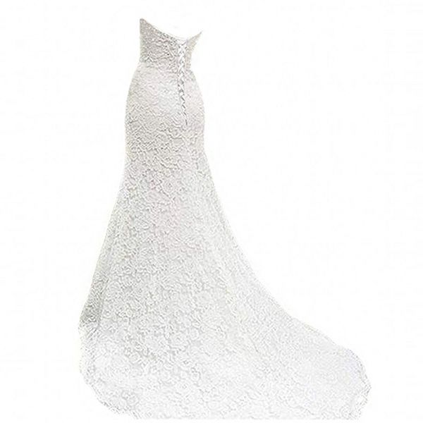 robe de mariee mermaid lace wedding dress 2020 sweetheart wedding gowns bridal simple vestido de noiva custom made beach, White
robe de mariee mermaid lace wedding dress 2020 sweetheart wedding gowns bridal simple vestido de noiva custom made beach, White