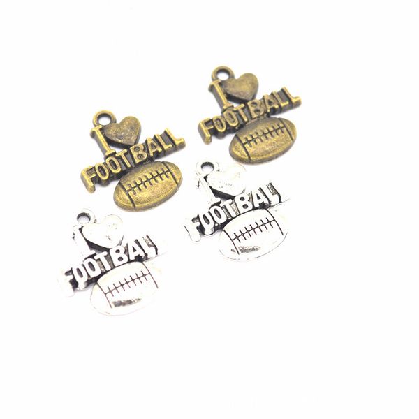 bulk 200pcs/lot i love football charms pendant sport charms antique silver tone &antique bronze 20x18mm, Bronze;silver
bulk 200pcs/lot i love football charms pendant sport charms antique silver tone &antique bronze 20x18mm, Bronze;silver