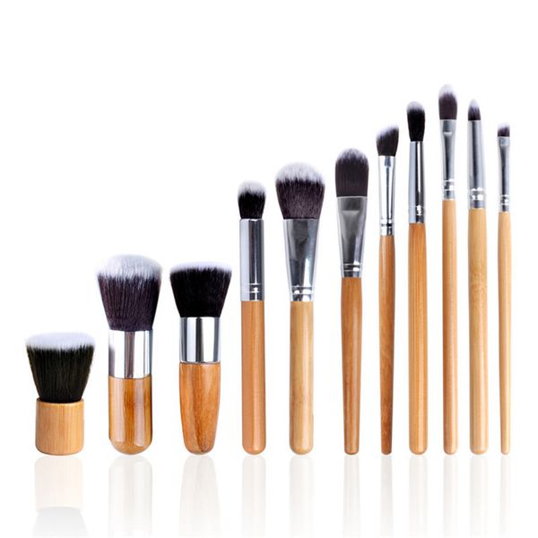 bamboo handle makeup brushes set professional cosmetics brush kits foundation eyeshadow brushes kit make up tools 11pcs/set
bamboo handle makeup brushes set professional cosmetics brush kits foundation eyeshadow brushes kit make up tools 11pcs/set
