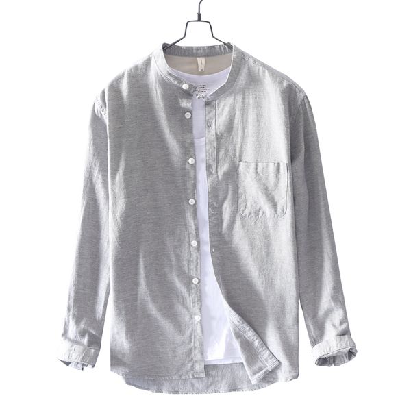 new italy style brand long sleeve casual shirt men fashion stand collar shirts male solid spring shirt for men overhemd camisa, White;black
new italy style brand long sleeve casual shirt men fashion stand collar shirts male solid spring shirt for men overhemd camisa, White;black