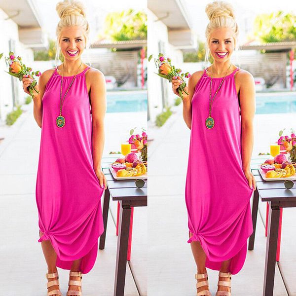 2018 women summer evening party dress female beach dresses long maxi dress sundress ladies pure color suspenders dresses vestido, Black;gray
2018 women summer evening party dress female beach dresses long maxi dress sundress ladies pure color suspenders dresses vestido, Black;gray