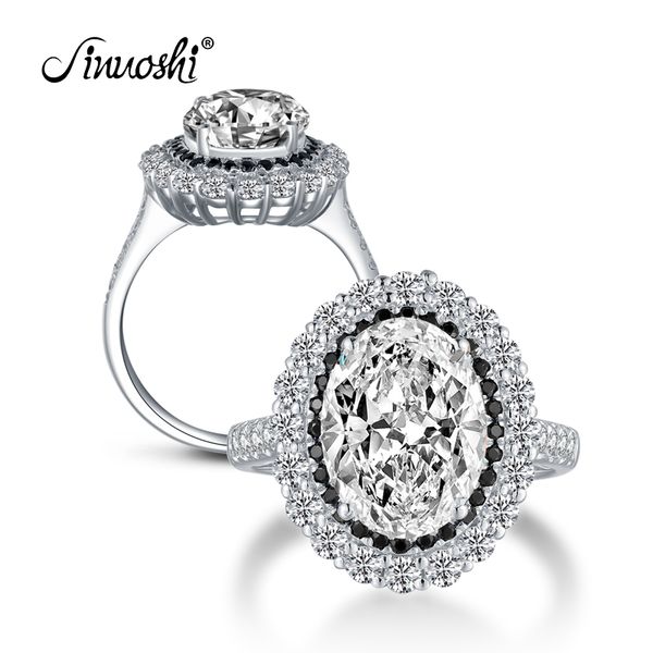 ainoushi 925 sterling silver engagement ring for women big halo 4.5 carats oval cut ring lover gift anillos plata 925 para mujer y200106, Slivery;golden
ainoushi 925 sterling silver engagement ring for women big halo 4.5 carats oval cut ring lover gift anillos plata 925 para mujer y200106, Slivery;golden