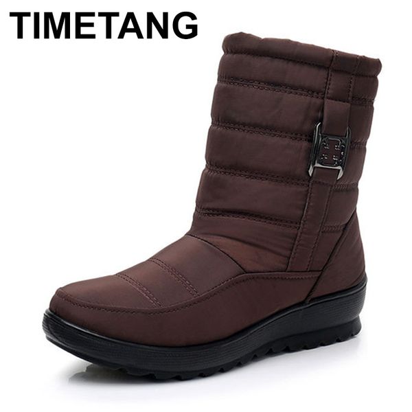 timetangwomen's boots thick plush warm winter waterproof mother shoes ladies ankle boot snow boots women waterproof woman shoes mx19080, Black
timetangwomen's boots thick plush warm winter waterproof mother shoes ladies ankle boot snow boots women waterproof woman shoes mx19080, Black