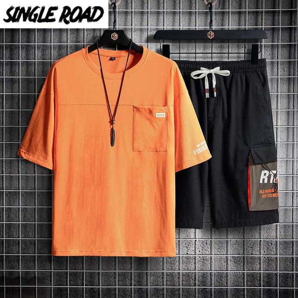 singleroad men's tracksuit men clothing 2020 summer orange streetwear t-shirt cargo shorts sportswear hip hop 2 pieces set male, Gray
singleroad men's tracksuit men clothing 2020 summer orange streetwear t-shirt cargo shorts sportswear hip hop 2 pieces set male, Gray