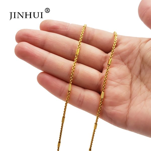 jin hui african middle east women trendy golden necklaces men length 45cm fashion jewelry birthday present lovers necklaces gift, Silver
jin hui african middle east women trendy golden necklaces men length 45cm fashion jewelry birthday present lovers necklaces gift, Silver