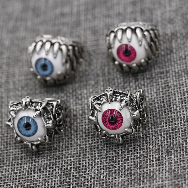 men vintage dragon claw evil eye skull ring imitating stainless steel biker rings devil eyeball halloween party props male jewelry 6 style, Silver
men vintage dragon claw evil eye skull ring imitating stainless steel biker rings devil eyeball halloween party props male jewelry 6 style, Silver
