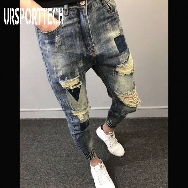 ursporttech men jeans men ripped loose biker jeans destroyed hole taped slim fit denim scratched jean plus size, Blue
ursporttech men jeans men ripped loose biker jeans destroyed hole taped slim fit denim scratched jean plus size, Blue
