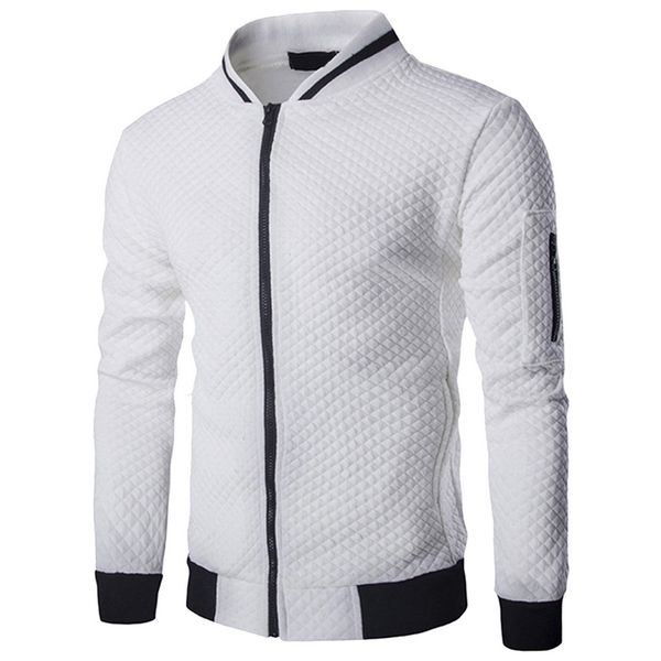 litthing men's veste homme argyle zipper jacket casual jacket autumn spring trend white fashion men's jackets clothes 2019, Black;brown
litthing men's veste homme argyle zipper jacket casual jacket autumn spring trend white fashion men's jackets clothes 2019, Black;brown